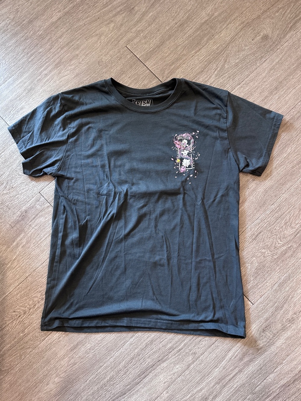 Fresh Laundry Pink and Gray Dragon T-Shirt - Picture 2 of 8
